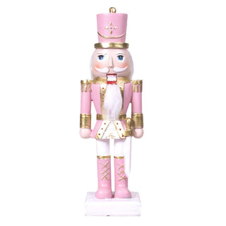 Emilia Nutcracker Decor Pink/Gold/White