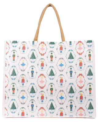 Nutcracker Waltz Juco Tote White