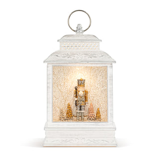Nutcracker Musical Snow Globe Lantern