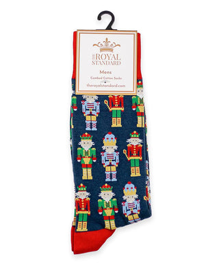 Men's Nutcracker Socks O/S Navy