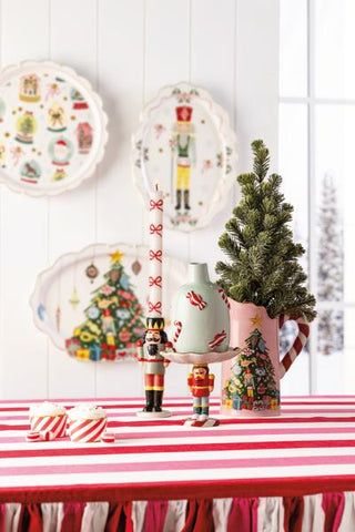 Nutcracker Pedestal Candy Dish