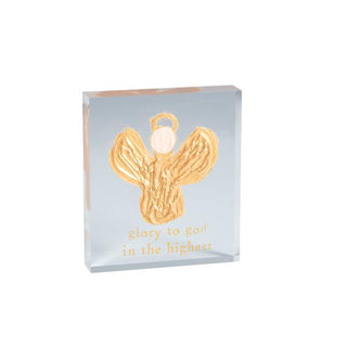 Glory Angel Scripture Plaque