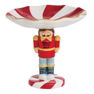 Nutcracker Pedestal Candy Dish
