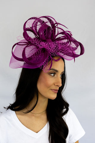 Magenta Winning Wager Fascinator