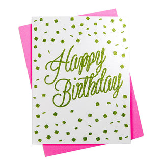 Gold Foil Happy Birthday Card