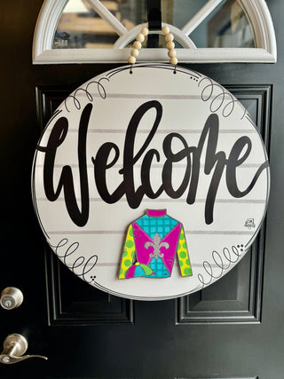 Fleur De Lis Mini Door Hanger Attachment