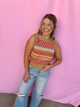 Golden Hour Sweater Vest