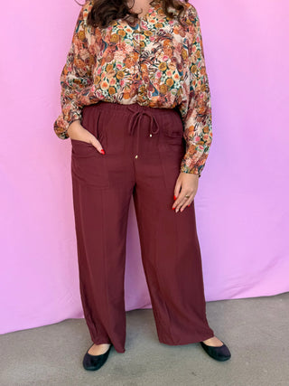 Relaxed Wide Leg Pant