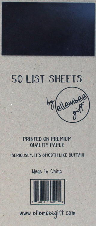 Time To Clean List Pad