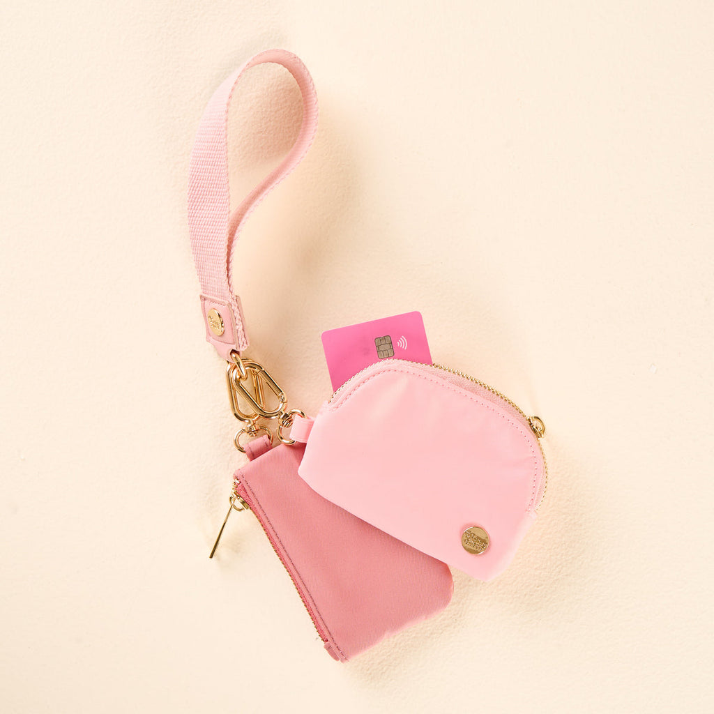 Dynamic Duo Pouch Wristlet–Endless Daydream Cream