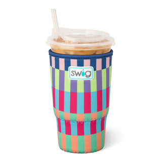 Brite Stripe Iced Cup Coolie Large