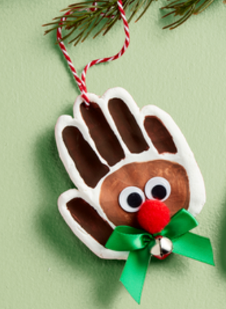 Reindeer Handprint Ornament Kit