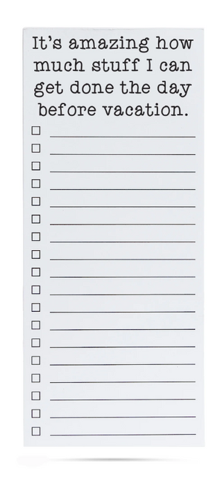 Vacation list