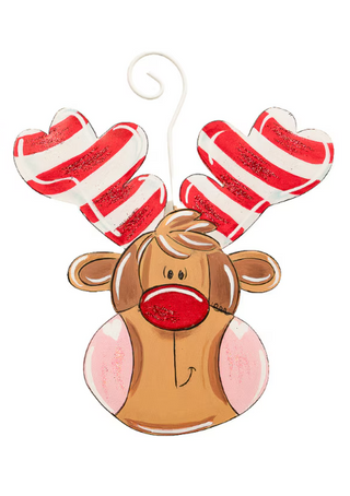 Martin's Pink Cheeks Reindeer Decor