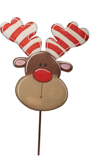 Martin's Pink Ear Reindeer Decor