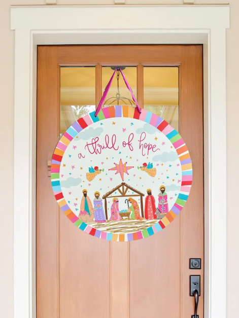Thrill of Hope Door Hanger – Darling State of Mind