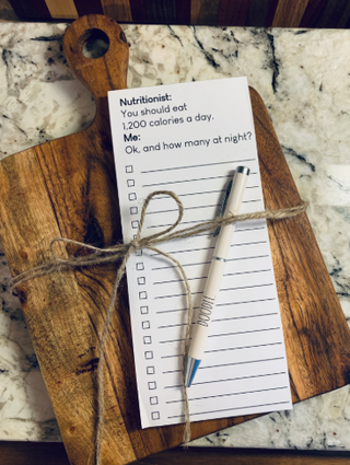 1,200 Calories A Day List Pad
