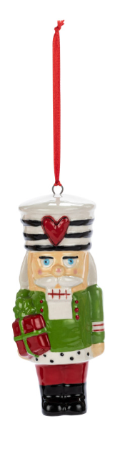 Heartful Nutcracker Ornament