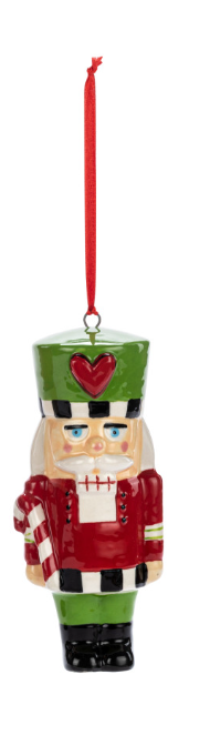 Heartful Nutcracker Ornament