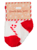 Chenille Christmas Infant Socks
