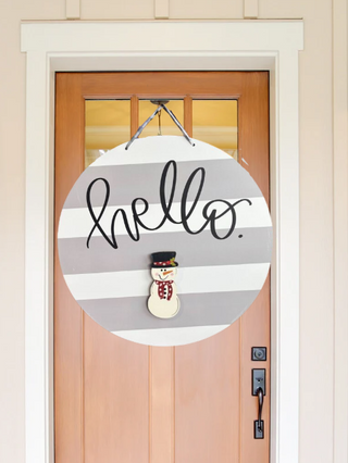 Red Snowman Attachment 8"