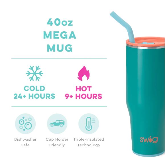 Swig 40 oz. Peak Season Mega Mug