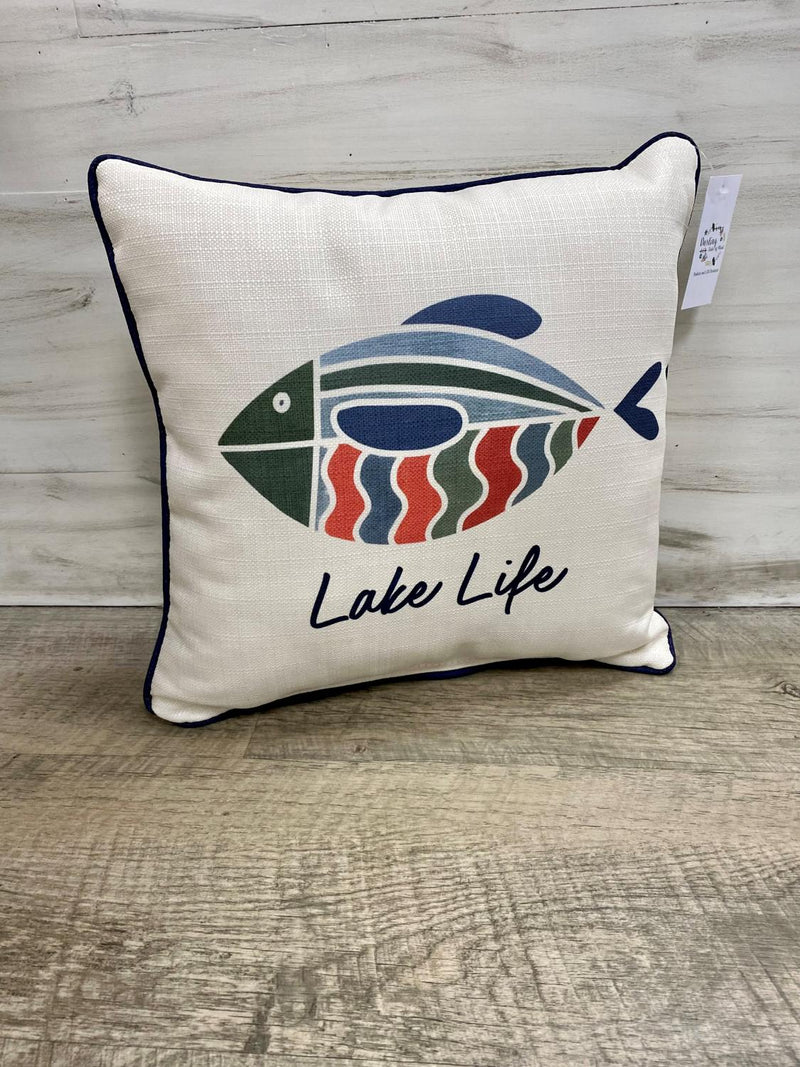 Colorful Fish Pillow