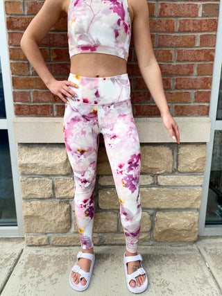 Floral Watercolor Leggings