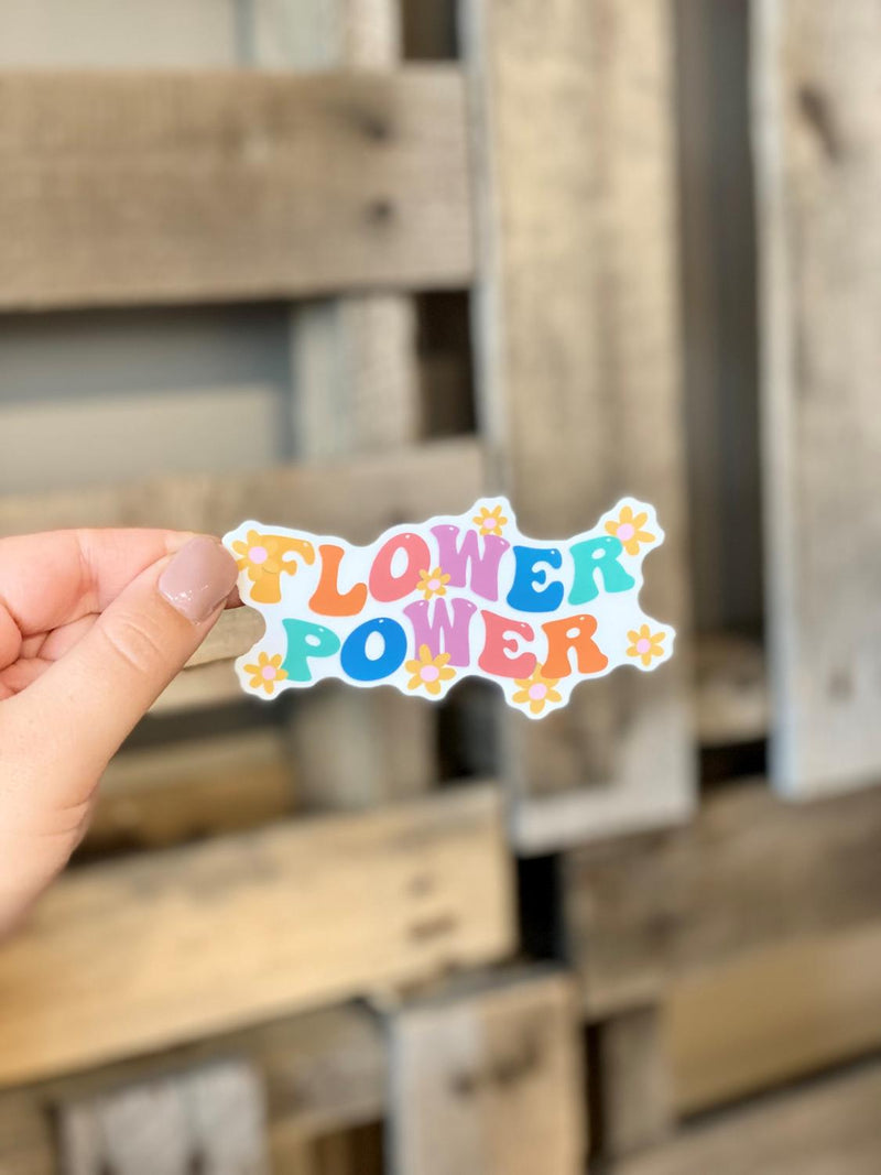 Flower Power Sticker