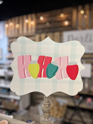 HoHoHo Lights Topper