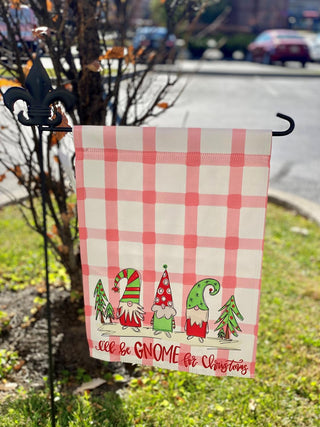 I'll Be Gnome Garden Flag
