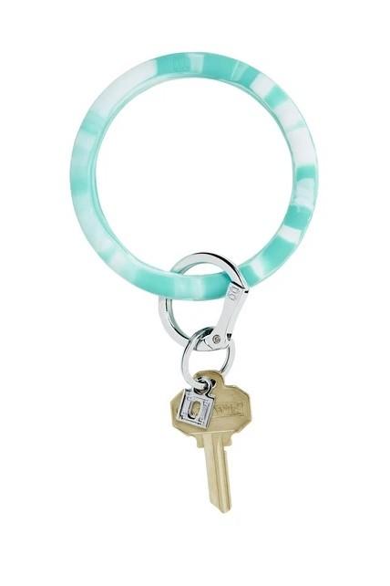 In The Pool Marble Key Ring