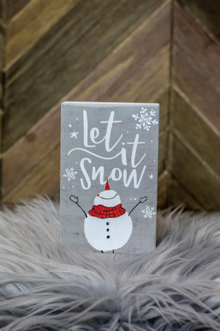 Let It Snow Sign