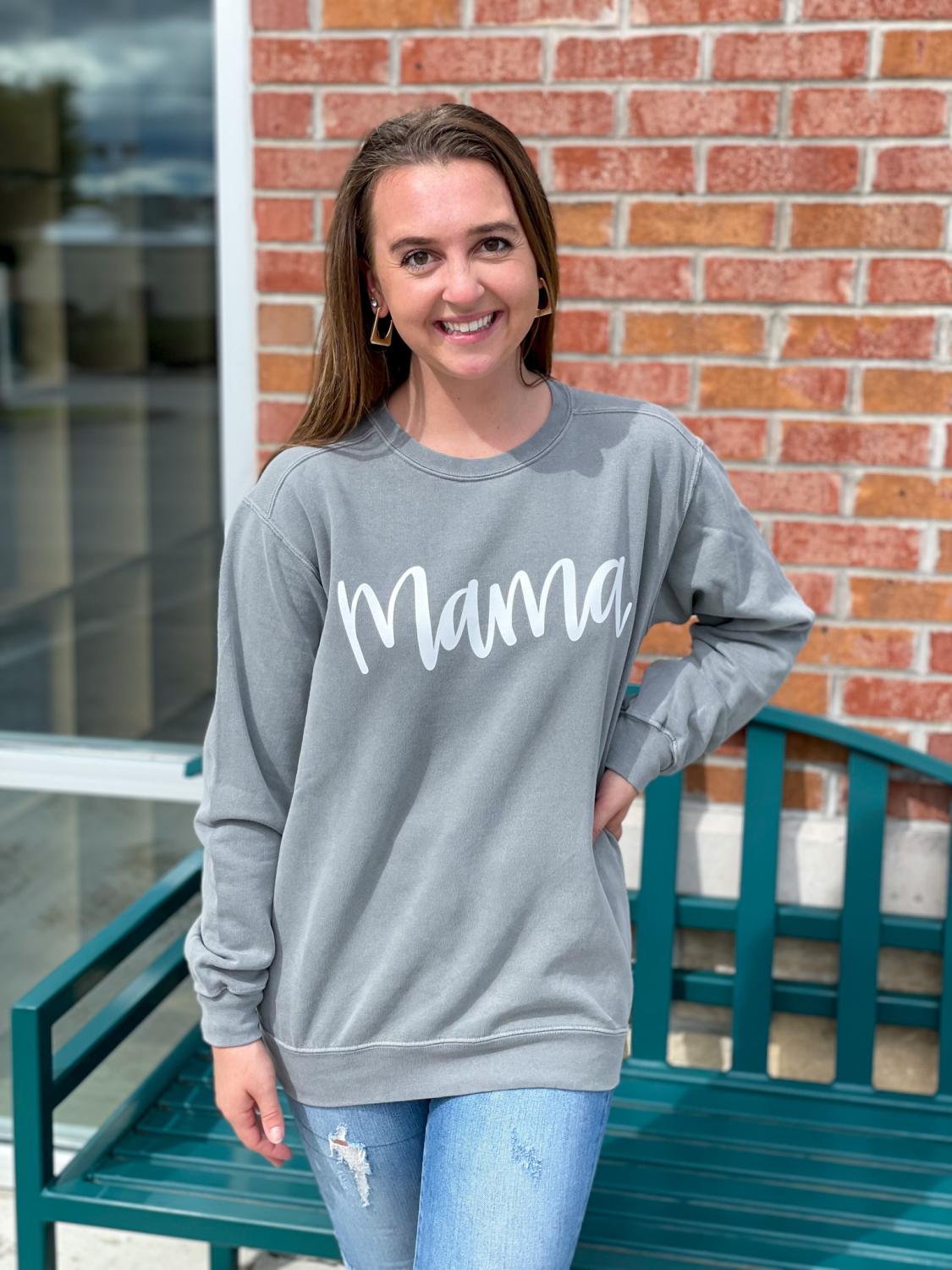 Mama Comfort Colors Sweatshirt – Darling State of Mind