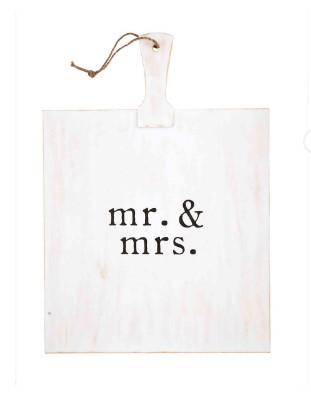 Mr & Mrs White Board