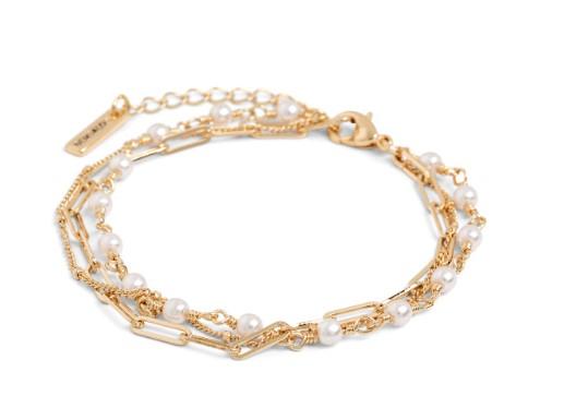 Pearls Within Gold Bracelet