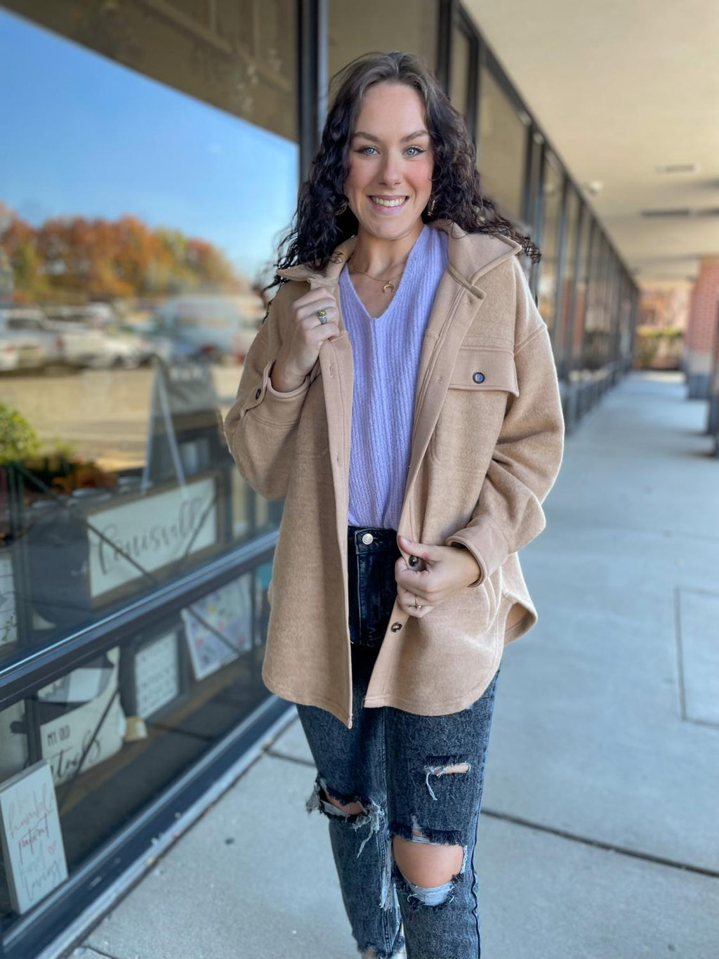 Steppin Out Shacket (More Colors) – Darling State of Mind