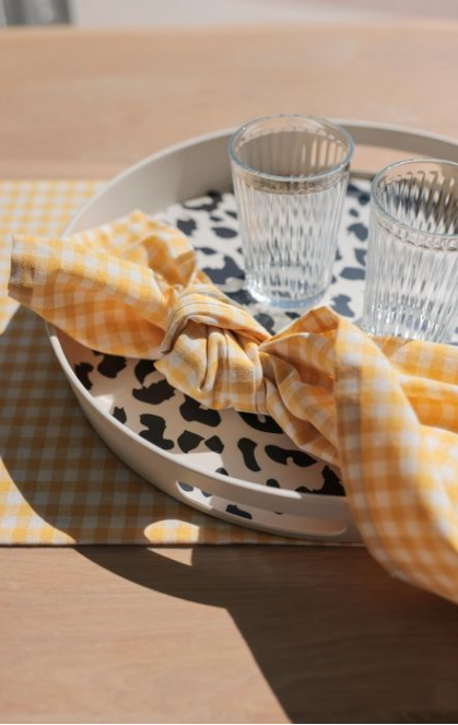 Melamine Mini Dotty Tray, Tableware & Serving