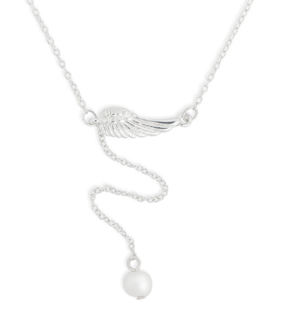 Silver Dainty Wing Necklace