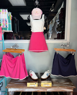 Serving Looks: Why We’re Obsessed with Our New Preppy Ric-Rac Skirts 🎾💁‍♀️