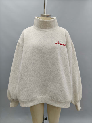 Louisville Embroidered Mock- PRE ORDER