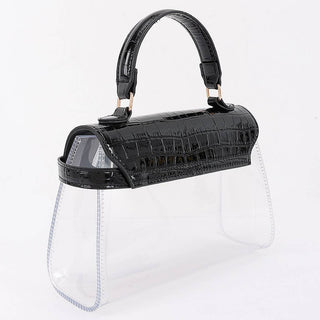 Transparent Top Handle Bag