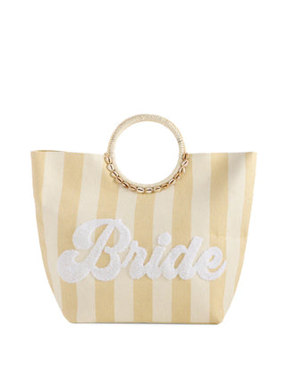Natural Bride Stripe Tote