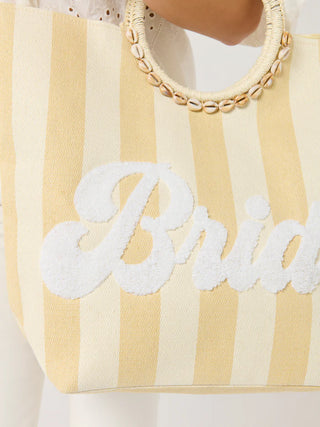 Natural Bride Stripe Tote