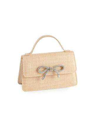 Bowie Straw Mini Bag-Natural