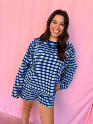 Double Stripe Terry Short