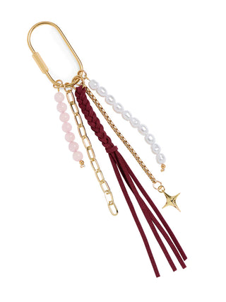 Wine Tassel Bag Charm