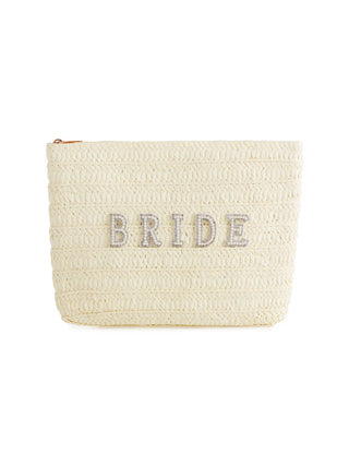 Bride Zip Pouch-Ivory