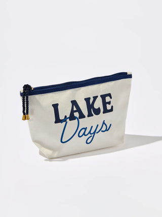 Small pouch with 'Lake Days' text on a white background