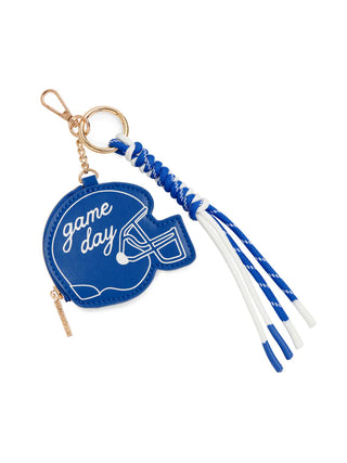 Blue Helmet Bag Charm